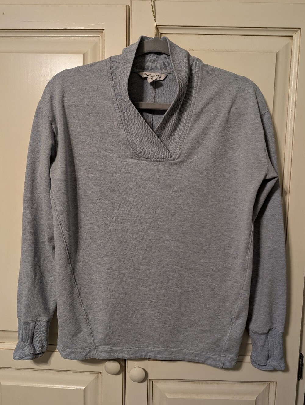 Athleta Women's Light Blue Clarity V-neck Pullover